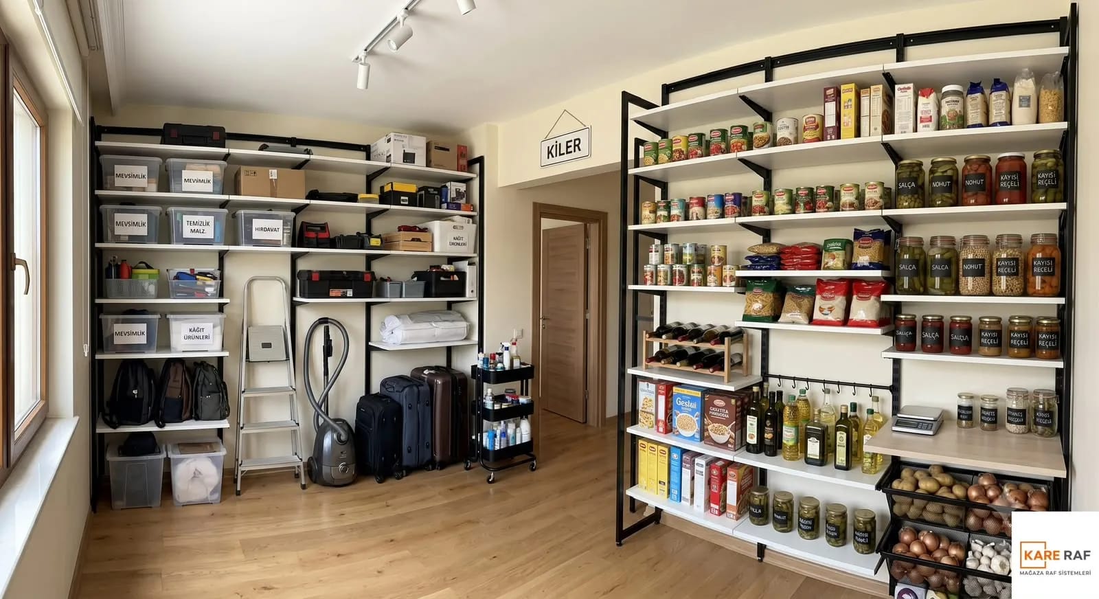 Pantry Shelving Systems and Back-of-Store Stockroom Shelving